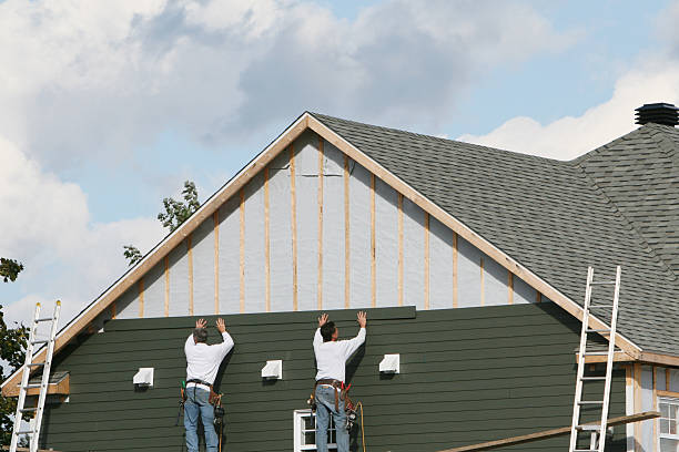 Professional Siding technician working in Port Matilda, PA
